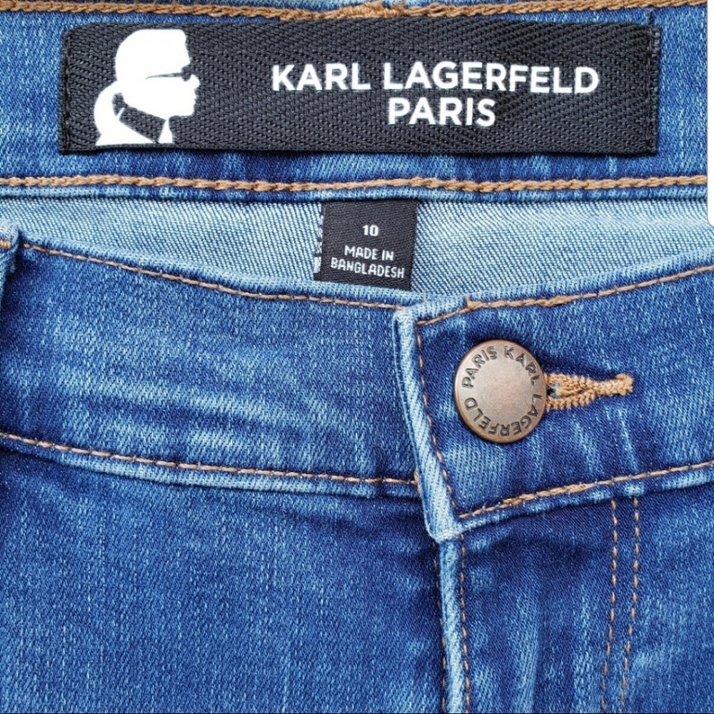 Karl Lagerfeld Paris jeans size 10 cotton blend